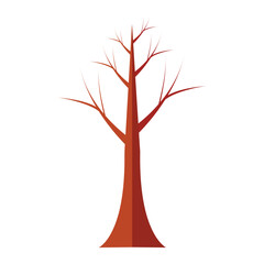 Simple and single tree icon