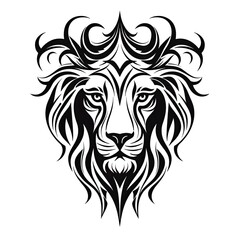 lion head tattoo design
