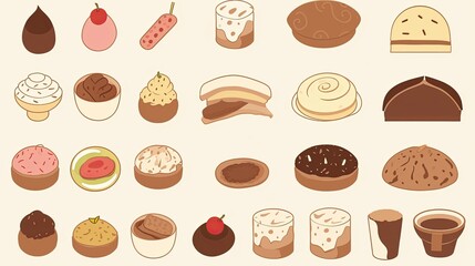 seamless pattern with food vector