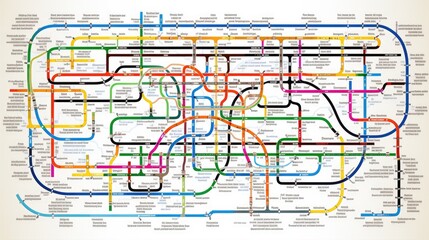 city map metro