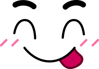 Face Tongue Out Hungry