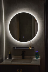 interior of bathroom