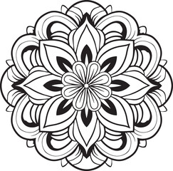 Vector mandala design, illustration mandala, coloring pages vector, Laser Cut Files