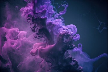 a mixture of smoke is shown in purple and pink colors on a black background with a black background and a black background with a white border with a blue border and pink border with a.