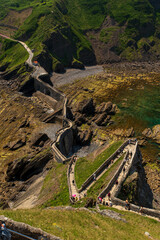 View of San Juan de Gaztelugatxe in spain