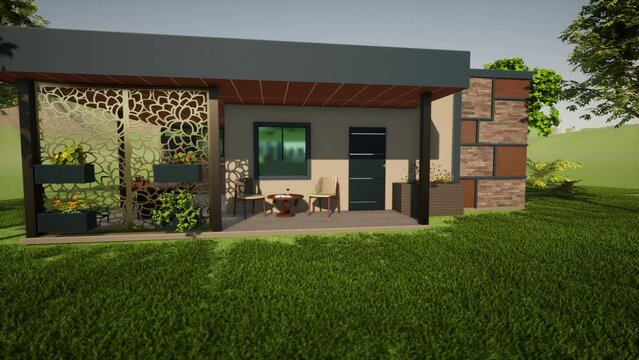 recorrido arquitectonico casa de campo