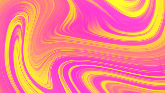  Abstract fluid yellow light purple wallpaper photo. Creative warm colored background liquid gradient 8k illustration.