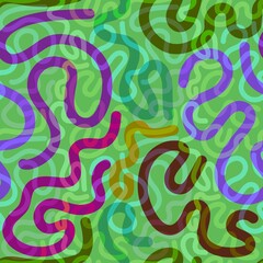 Abstract summer stripes seamless festive ribbons pattern for wrapping paper and fabrics and linens and kids