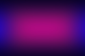 Abstract blurred gradient background. blue and purple magenta color banner template. Diagonal modern pattern in rainbow colors, space for text, degrading fragment and dark smooth shape of frame - obrazy, fototapety, plakaty