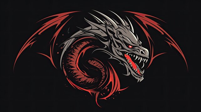 red dragon tattoo design
