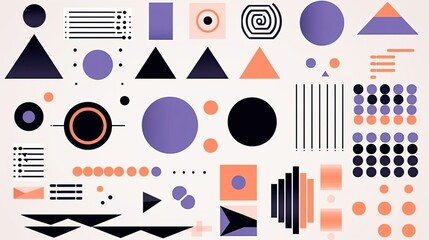 background with shapes