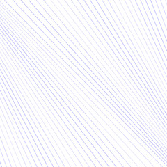 Diagonal striped illustration. Repeated color slanted lines on white background. Surface pattern design with linear ornament. Disco lights motif. Stripes wallpaper. Angle rays. Pinstripes vector art.