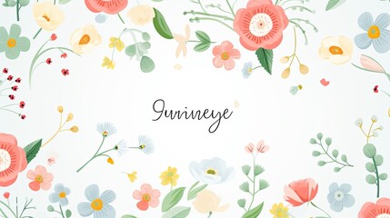 Fototapeta na wymiar spring floral background