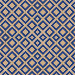 Seamless pattern. Rhombuses ornament. Diamonds backdrop. Tiles wallpaper. Ethnic motif. Geometric background. Digital paper, textile print, web design, abstract.