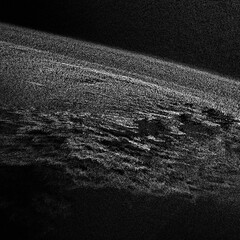 Abstract 3d Glitch Particles Texture on a Black Background