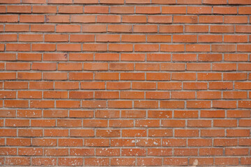 Brown brick wallpaper. Brick wall material. Brick surface elements.