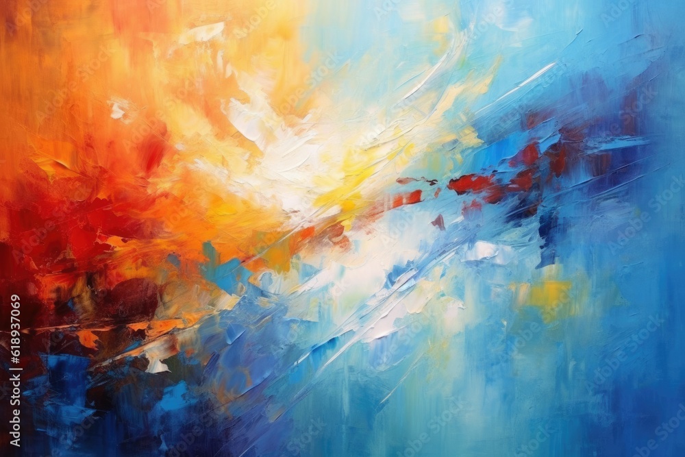 Poster abstract art of dance of light theme that out of formless darkness in the style of simple yet intric