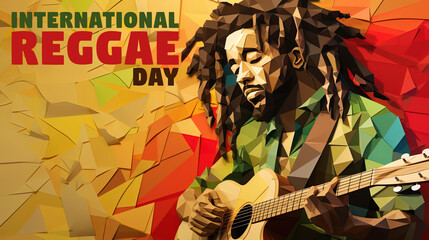 Quality AI Generated Stock Image for the International Reggae Day