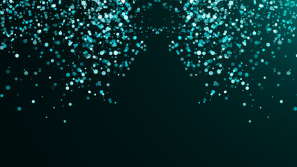 glitter lights background. blue green Particular Background