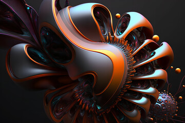 3d rendering, abstract background, futuristic shape, computer generated images