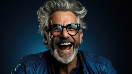 Fototapeta premium photo of a happy person as a portrait shot