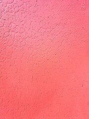 Fototapeta premium Painted closed metal door Red texture background