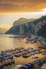 Capri, Italy Overlooking the Marina