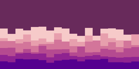 purple city skyline