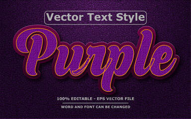 3D Text Effect Editable Vector 