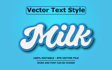 3D Text Effect Editable Vector 