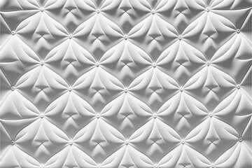 a close up of a white wall with a pattern on the side of it and a white background with a black and white photo of a pattern on the bottom right side of the wall.