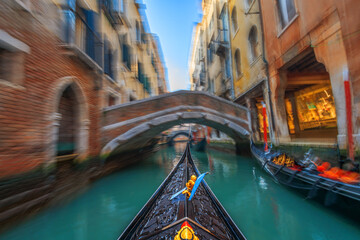 Venice, Italy from a Gondola