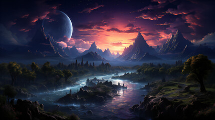 ファンタジー風景