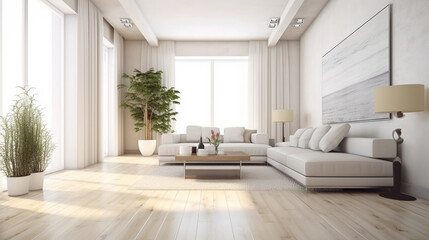 Fototapeta na wymiar living room interior HD 8K wallpaper Stock Photographic Image