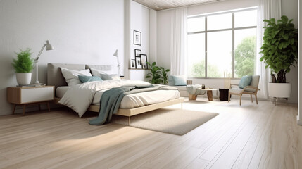modern living room HD 8K wallpaper Stock Photographic Image
