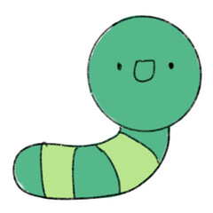 Worm cartoon 