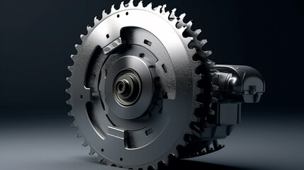 gears on a white HD 8K wallpaper Stock Photographic Image