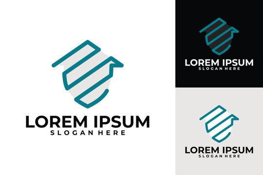 home secure logo vector template