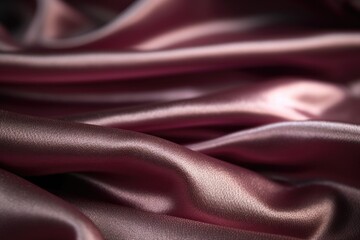 Obraz premium close-up of smooth and shiny fabric texture, perfect for fashion design, created with generative ai