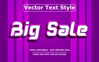 3D Text Effect Editable Vector