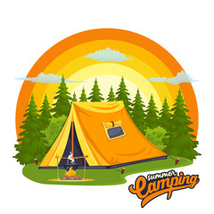 camping in the mountains summer camping design