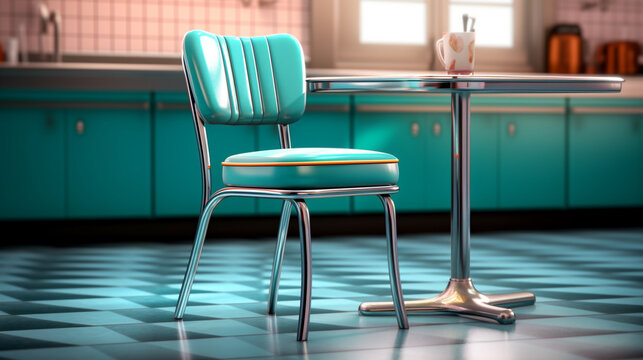 chairs and table HD 8K wallpaper Stock Photographic Image