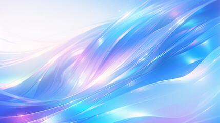 Obraz premium Abstract technology digital lighting futuristic glowing blue rays wave pattern background. blue abstract background