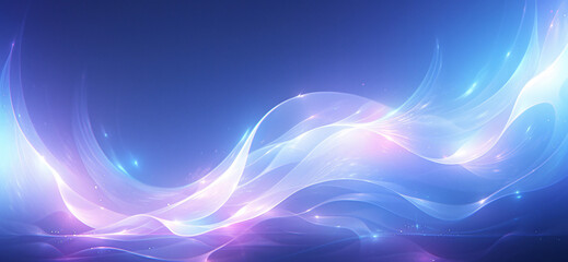 Abstract technology digital lighting futuristic glowing blue rays wave pattern background. blue abstract background