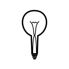 lightbulb icon vector. light, ideas, creativity symbol vector illustration