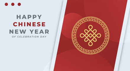 Happy Chinese New Year Celebration Vector Design Illustration for Background, Poster, Banner, Advertising, Greeting Card