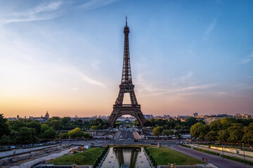 Eiffel Tower during Sunrise