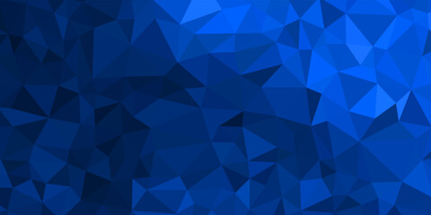 abstract blue geometric background with triangles