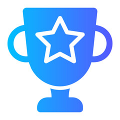 trophy gradient icon