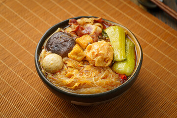 Old-fashioned Mala Tang, a characteristic local dish of Northeast China